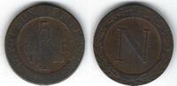 France / Frankreich/ Strasbourg 5 Centimes Napoléon Ier -