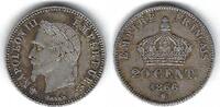 France / Frankreich/ Strasbourg 20 Centimes Napoléon III petit module -