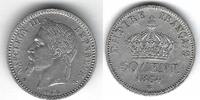 France / Frankreich/ Strasbourg 50 Centimes Napoléon III tête laurée -