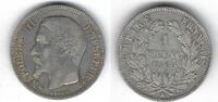 France / Frankreich 1 Franc Napoléon III tête nue (main) -