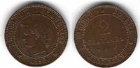 France / Frankreich 2 Centimes Cérès -