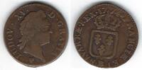 France / Frankreich / Strasbourg / Strassburg 1 Sol à la vieille tête Louis XV (1715 - 1774) -