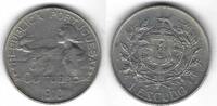 1 Escudo 1910 Portugal 5 Octobre SS