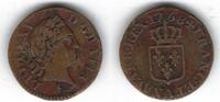 Liard à la vieille tête 1768 A France / Frankreich / Paris Louis XV (1715 - 1774) S