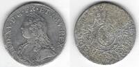 Ecu aux branches d olivier 1730 R France / Frankreich / Orléans Louis XV (1715 - 1774) SS / B