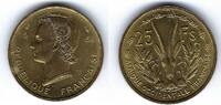 Afrique Occidentale Francaise 25 Francs A.O.F. -