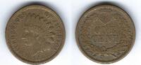 Etats Unis / United States / U.S.A. 1 Cent Indian Head -