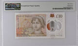 Bank of England 2016 £10 Polymer Banknote, Pick #395a PMG 67 EPQ