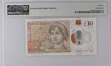 Bank of England £10 Polymer Banknote 2016 PMG 66 EPQ Pick #395a