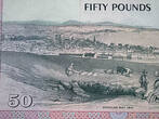 [Isle of Man Government] 50 Pound Note with Portrait of Queen Elizabeth II