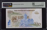 Guernsey £50 banknote (1994, ND) PMG 66 EPQ