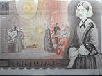 Bank of England 10 pound note (Florence Nightingale portrait)