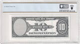 1929 Malaysia / American Company 10 Units Specimen PCGS 65 PPQ Graded Banknote