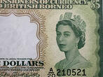1953 Malaya & British Borneo $5 Banknote PCGS 64 CHOICE UNC