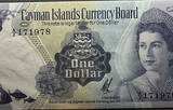 Cayman Islands Monetary Commission 1971 One Dollar Note