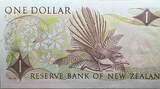 Reserve Bank of New Zealand One Dollar