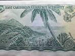 Eastern Caribbean Monetary Organization 5 dollar banknote (ND 1965 issue)