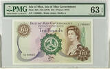   PMG Certified: Isle of Man &pound;10 Note, 1979, Bearer (ND) | PMG 63 EPQ  679.00 US$  +  30.00 US$ shipping