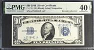   1934 US $10 Silver Certificate PMG40 EPQ Exceptional Paper Quality US ... 203.00 US$  +  30.00 US$ shipping