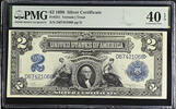   1899 United States $2 Silver Certificate PMG 40 EPQ (Extremely Fine / ... 945.00 US$  +  30.00 US$ shipping