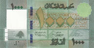   Lebanon 1000 Libre Banknote (Issued 2011&ndash;2016) | Modern Lebanese Bankn... 1.00 US$  +  35.00 US$ shipping