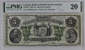   Canadian Bank of the British North America 5-dollar bill, 1886  1,393.00 US$  +  38.00 US$ shipping