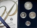 2004 American Platinum Eagle Proof 4-Card Set (1oz, 1/2oz, 1/4oz, 1/10oz) -