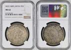 YEN M22(1889) JAPAN  NGC MS 62