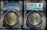    American Morgan Dollar Silver Coin 1886 MS-63 PCGS 