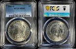    American Morgan Dollar Silver Coin 1883 o MS-63 PCGS 