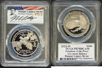 United States, 2023 - W $100 Platinum Coin, Freedom of the Press PR70DCAM Reagan -