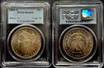 1885-O Morgan Dollar PCGS MS64PL: A highly acclaimed proof-like Morgan silver co -