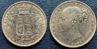 1858 British Sovereign Gold Shield -