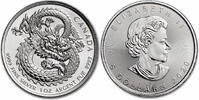2020 Canada Lucky Dragon 1 oz Silver Coin | High Relief Silver Coin -