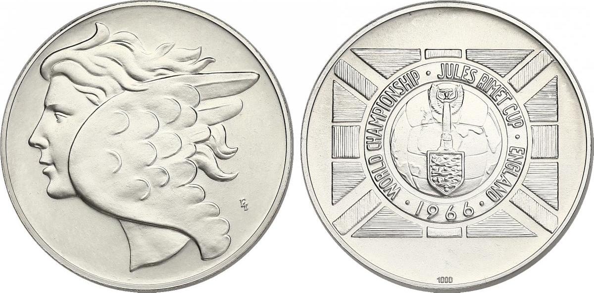 Großbritannien Ag-Medaille 1966 World Championship (Jules Rimet