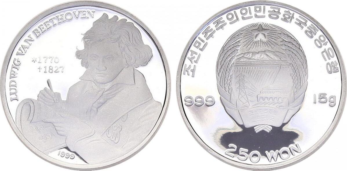 Korea Nord 250 Won 1999 Ludwig Van Beethoven Proof MA Shops hindi-actors-without-makeup-infoupdate
