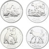 4x 50 Cents 1996 Kanada Serie "Little...