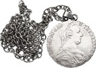 RDR Maria Theresien Taler Taleranhänger gehenkelt mit Kette (ca. 72cm)