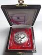 China (Volksrepublik) 10 Yuan 1991 P Panda Proof original eingeschweißt, im Lack-Holzbox und