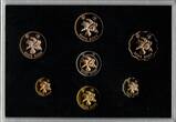 China - Hong Kong 10 cents bis 10 Dollar 1997 Special set "Return to China" Proof set in case of issue with box + cert.