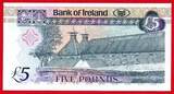 Nordirland £5 2008 Letzte Papiernote Bank of Ireland Belfast I = GEM UNC