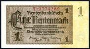Deutsche Rentenbank 1 Rentenmark Serial # with 7 digits -
