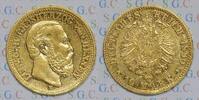Kaiserreich, Hessen 10 RM Gold Grand Duke Ludwig IV -