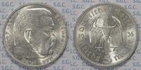 Drittes Reich 5 RM Hindenburg without Swastika -