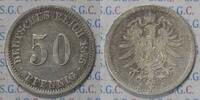 Kaiserreich 50 Pfg Currency issue Small Eagle -