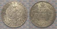 Russland 1 Rubel Zar Nikolaus -
