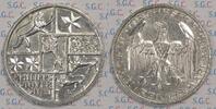 Weimar Republik 3 RM 400th Anniversary of Marburg University -