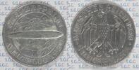 Weimar Republik 5 RM Graf Zeppelin world flight -