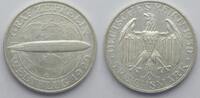 Weimar Republik 5 RM Graf Zeppelin world flight -