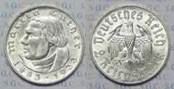 Drittes Reich 2 RM 450th anniversary of Luther's birth -